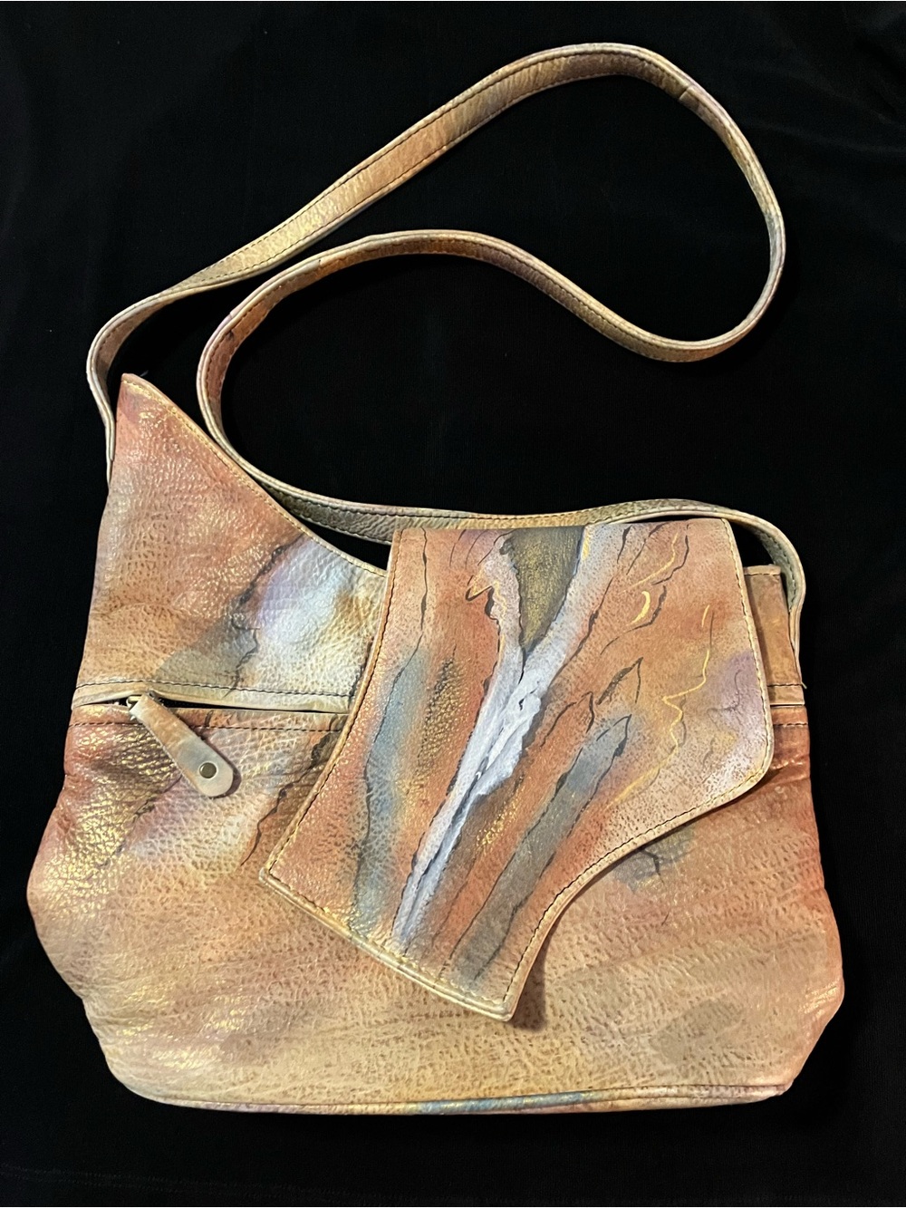 New Leather Crossbody Purse Made in India. Amazing.